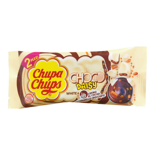 Chupa Chups Choco Daisy White Caramel Bar - 34g