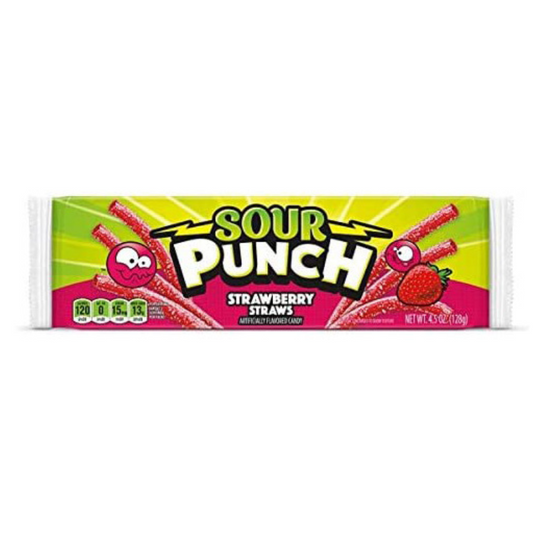 Sour Punch Straws Strawberry