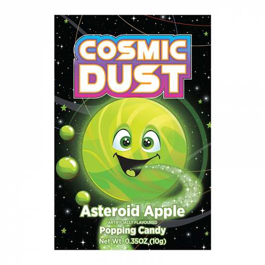 Cosmic Dust Asteroid Apple Popping Candy
