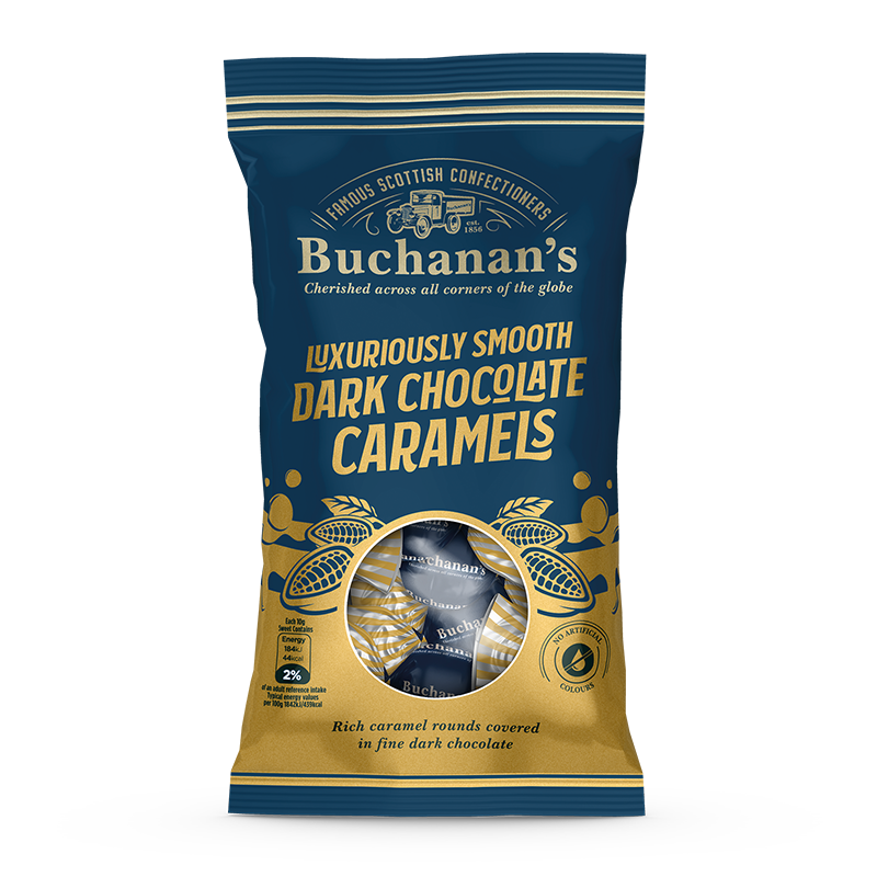 Buchanan's Dark Chocolate Caramels - 120g