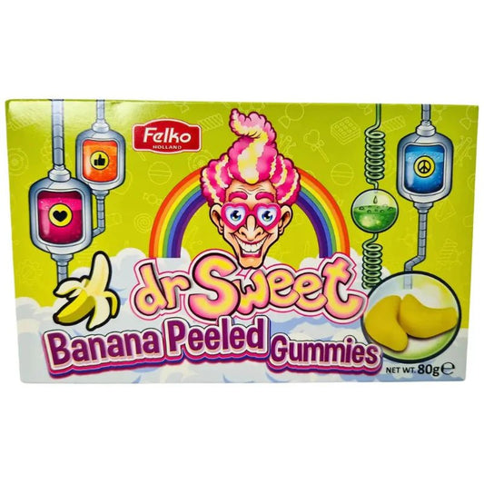 Dr Sweet Peeled Banana Gummies Theatre Box