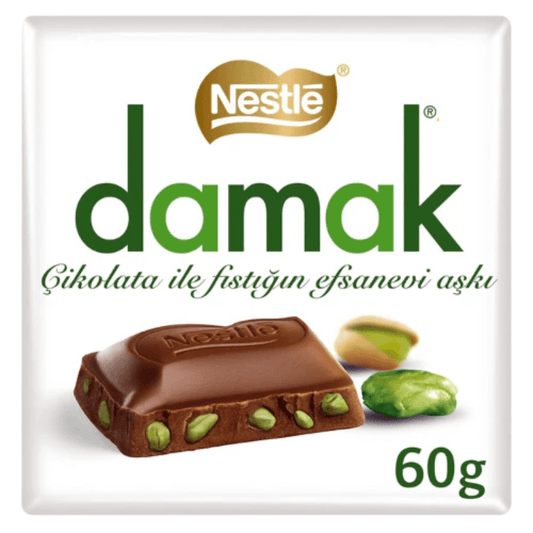 Nestle Damak Milk Chocolate with Pistachio Bar