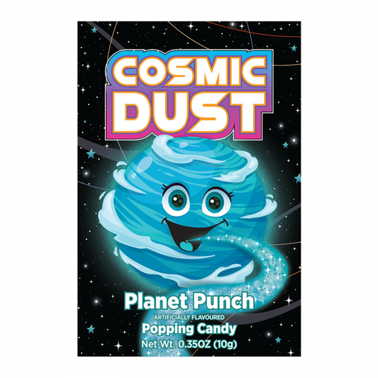 Cosmic Dust Planet Punch Popping Candy