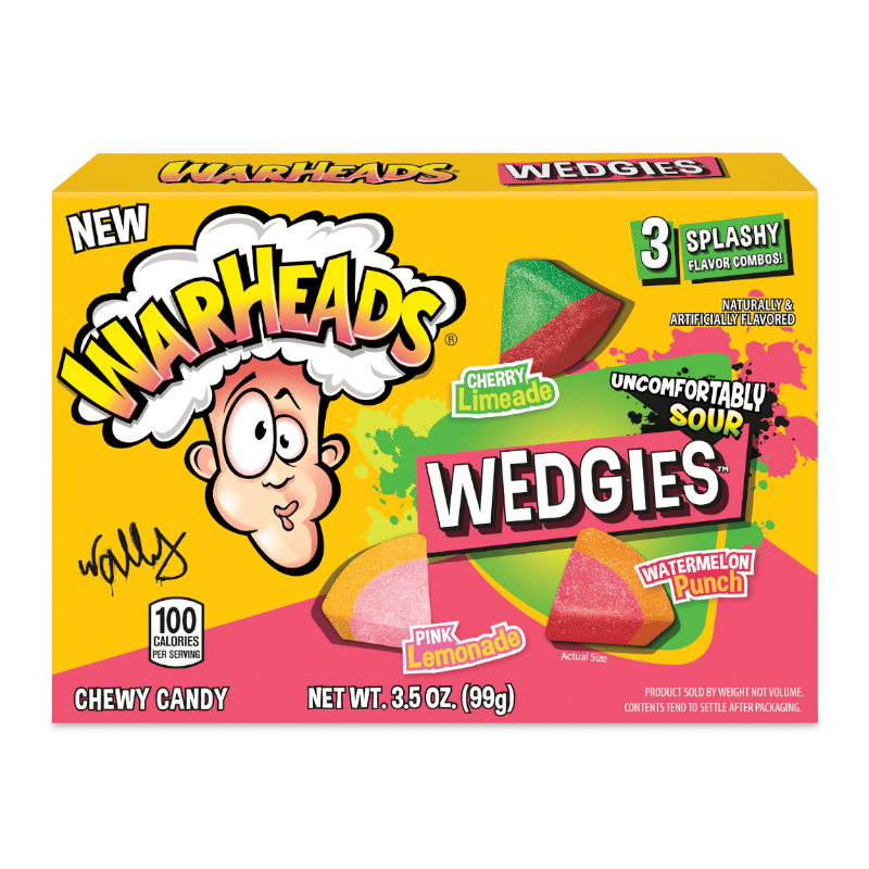 Warheads Wedgies Theatre Box - 3.5oz (85g)