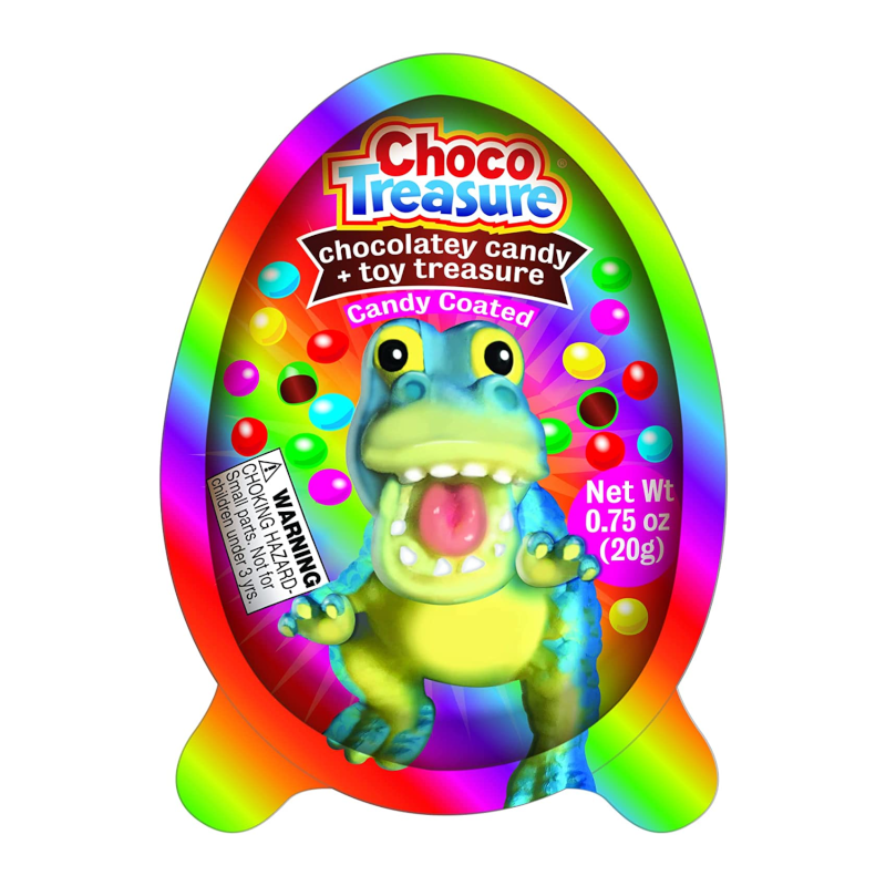 Choco Treasure Egg - Candy & Baby Dino Toy Surprise - 1oz (28g)