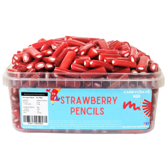 CandyCrave Strawberry Pencils Tub