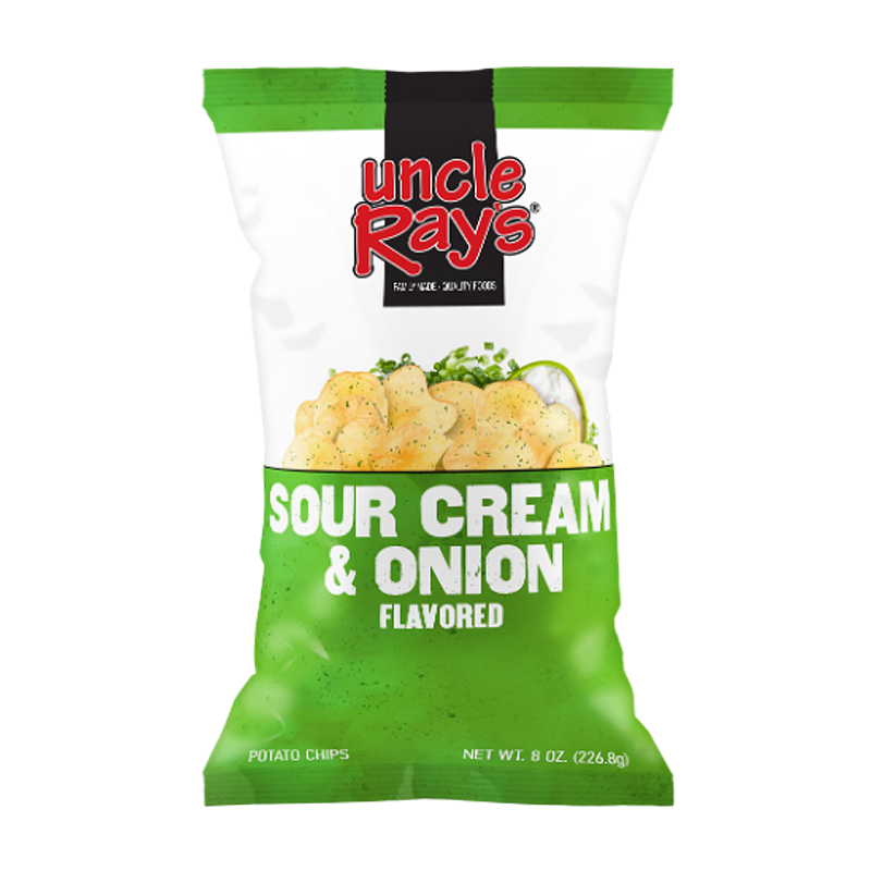 Uncle Ray's - Sour Cream & Onion Potato Chips - 4.25oz (120g)